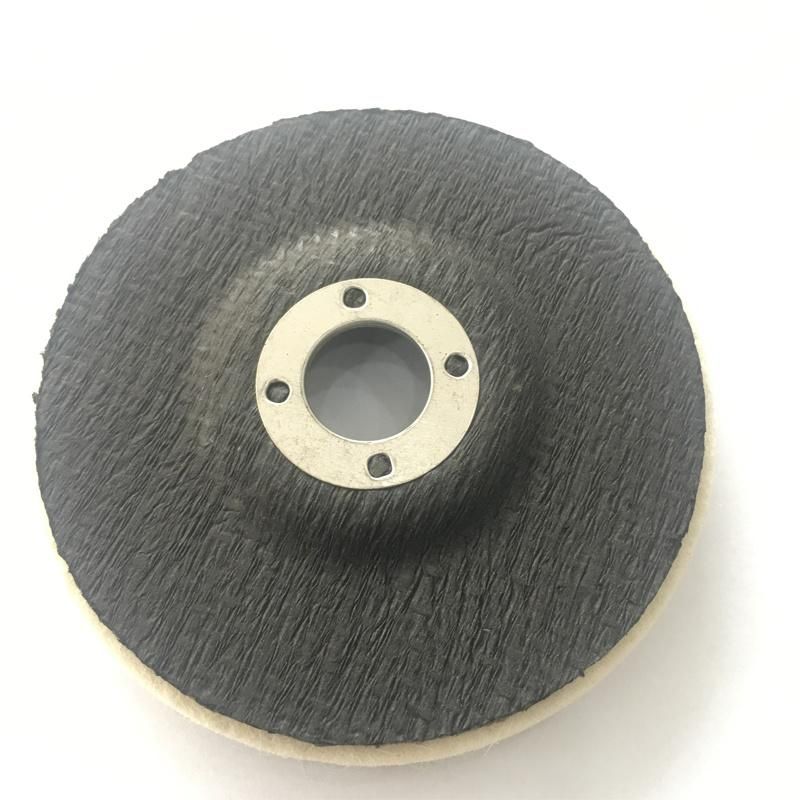 High Quality Hot Sale Premium Wear-Resisting 115mm Felt Disc for Polishing Stainless Steel and Metal