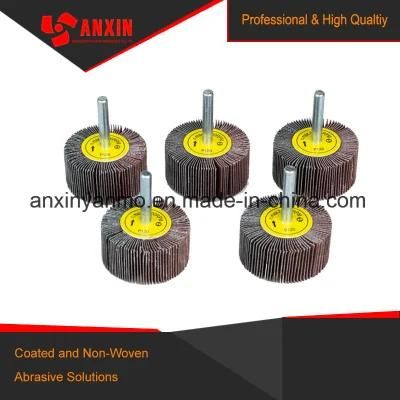 Mounted Flap Wheel Abrasive Wheel Radial Wheel a/O Cloth