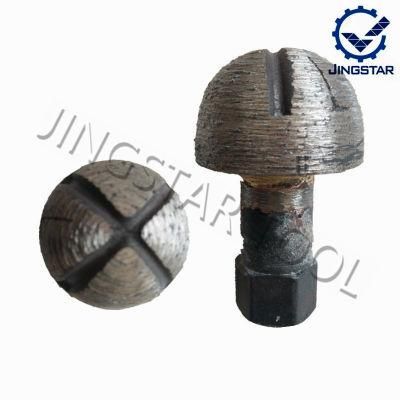 Diamond Sintered Mushroom Head Hemispherical Grinding Stone Reaming Engraving Wheel