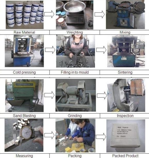 High Cobalt Base Gangsaw Segment for Marble Sandstone Limestone Cutting