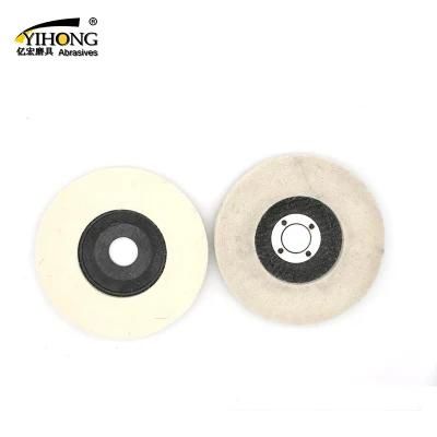 Long Lasting and Durable Wool Felt Flap Disc as Abrasive Tooling for Polishing Metal Wood Glass Marble