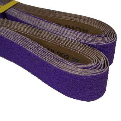 Manufacturer 2X48 Inch 50 X 1220mm 7 Ceramic Abrasive Belt Sanding Cloth Belt Roll for Polishing Stainless Steel Metal