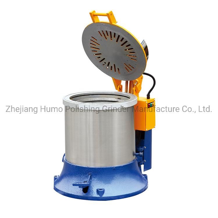 Hot Air Centrifugal Drying Machine for Mass Parts After Polishing Deburring Finsihing