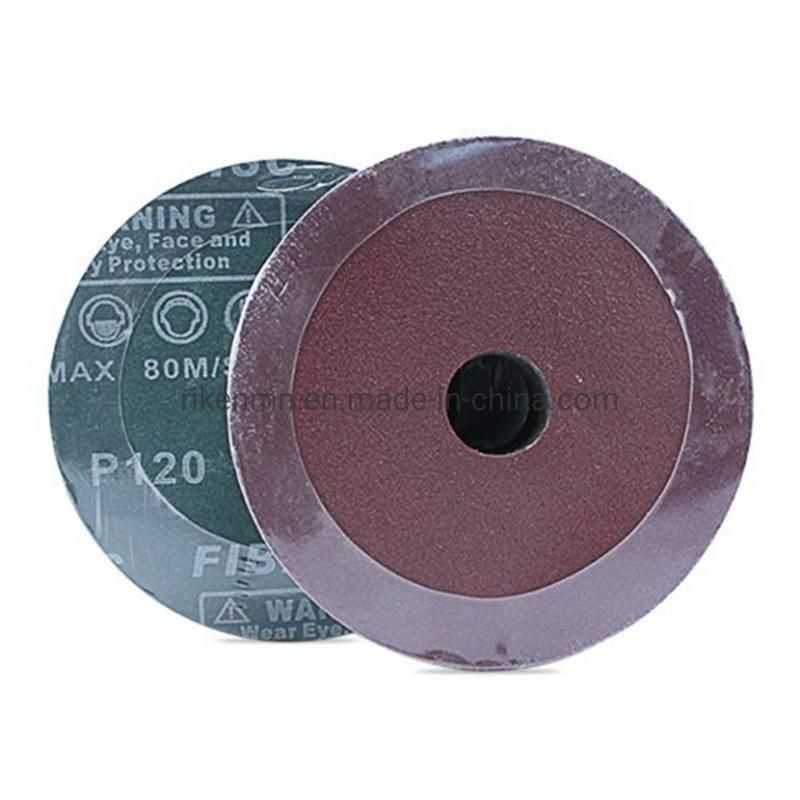 Aluminum Oxide Resin Flap Wheel Fiber Discs for Metal Polishing