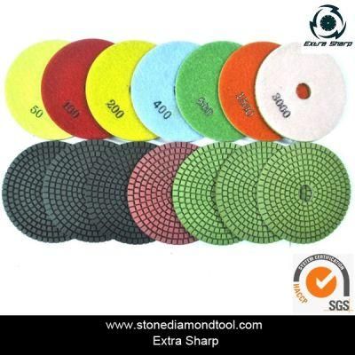 Orange Wet Polishing Pads for Granite