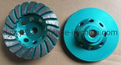 Double Rows Silver Brazed Diamond Cup Wheel, Grinding Wheel