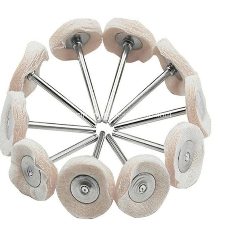 Jewelry Polishing Wheel Polishing Pad 2.35mm Flap Wheel Handle Cotton Thread Brush Wheel