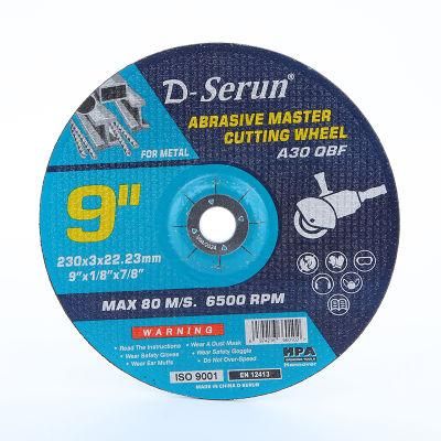 9 Inchies Grinding Disc OEM Cut Cutting Grind Wheel