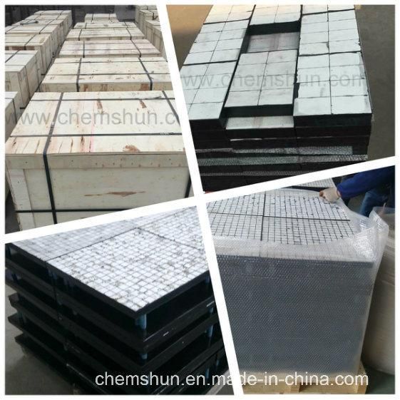 Ceramic Rubber Chute Plate as Abrasive Liner Materials (rubber ceramic tile)