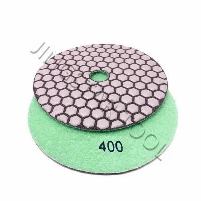 Dry Used Diamond Flexible Glass Polishing Pads for Marble and Granite