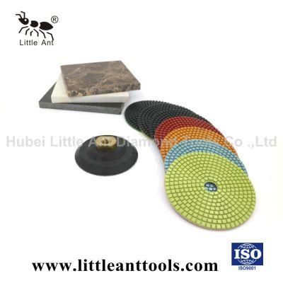 100mm Diamond Wet Granite Polishing Pad for Repairing Floor Diamond Tools