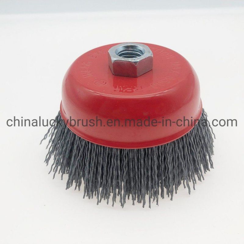 6inch Nylon Abrasive Cup Brush (YY-747)