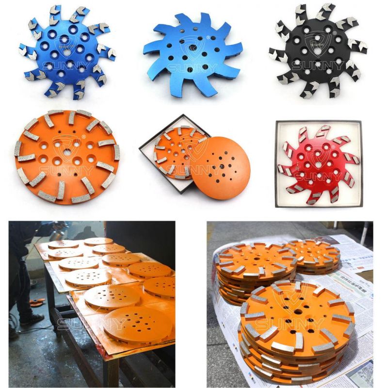 10 Inch Medium Bond Diamond Tool Grinding Disc for Concrete