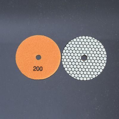 Qifeng 7-Step 150mm Diamond Dry Grinding&Polishing Pads for Granite&Marble