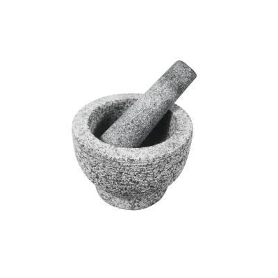 Customized 14.5X10.5cm Stone Mortar and Pestle Factory SGS, FDA LFGB Approved