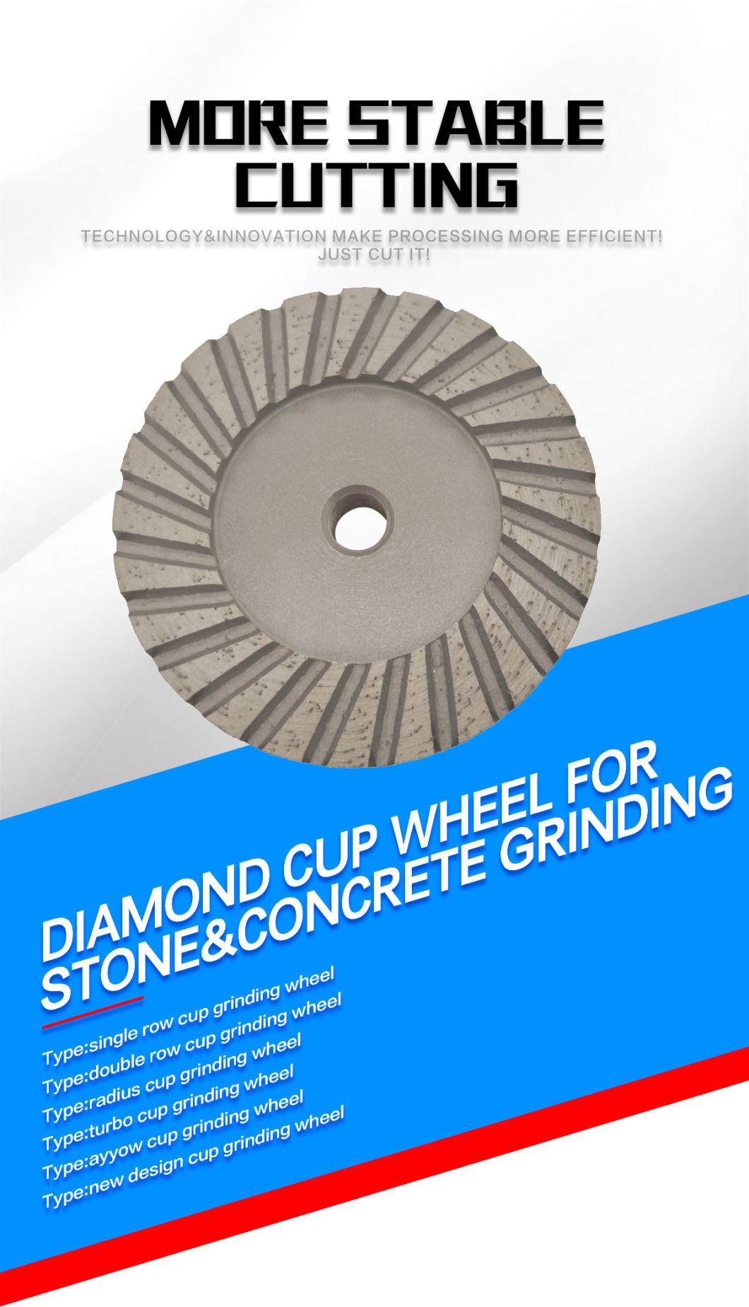 High Efficiency Diamond Cup Grinding Wheel for Concrete for Stone Slab Processing