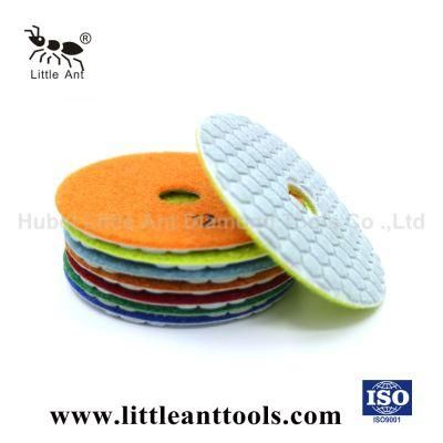 Pressed Flexible Diamond Dry Polishing Pad for Quartz Stone