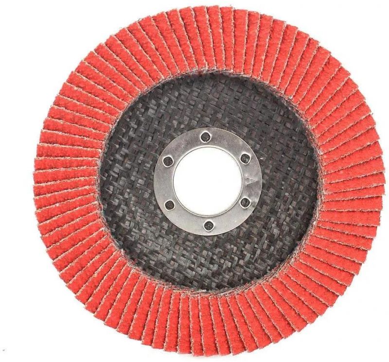 Power Tools Abrasive 4 1/2 Inch Angle Grinder Ceramic Flap Disc 60 Grit