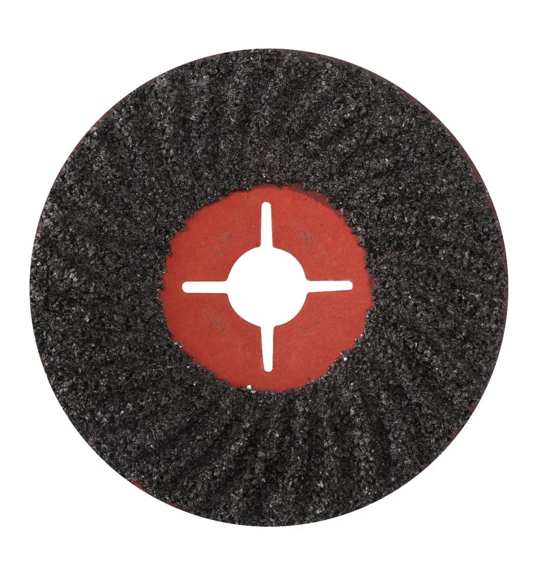 Aluminum Oxide Abrasive Fiber Metal Sanding Flap Disc for Polishing
