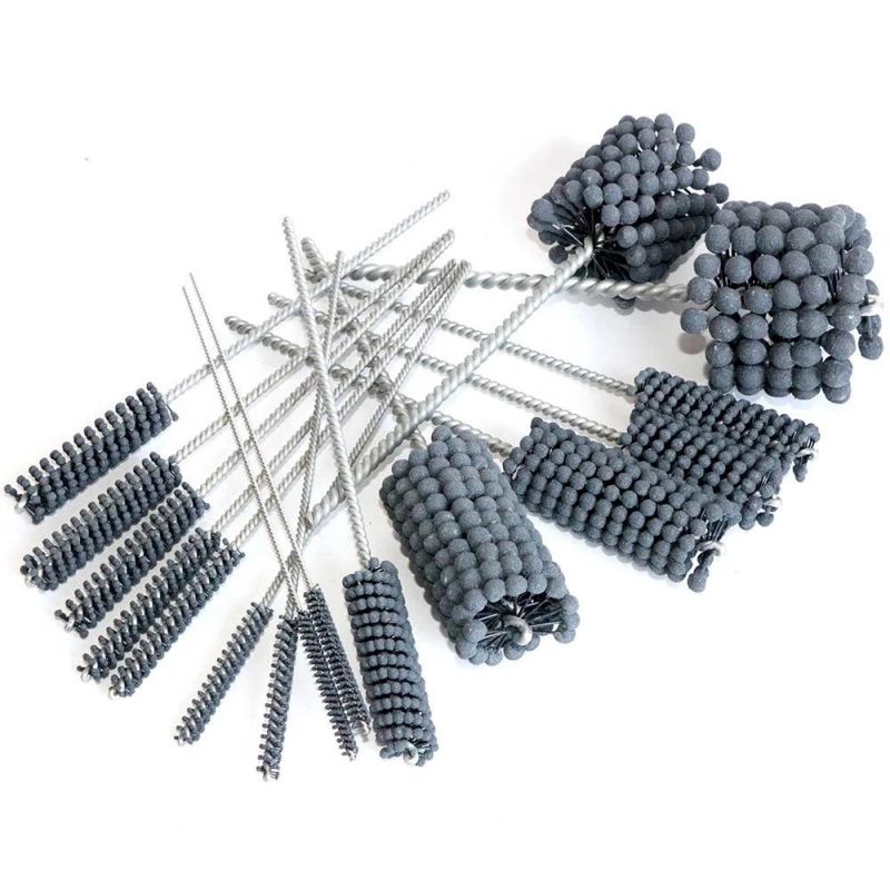 Abrasive Ball Deburring Brush Grinding Head Pipe Polishing Brush Tube Brush