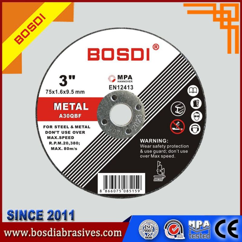 180X3X22.23mm T41 Type Resin Depress Center Cutting Wheel Abrasive DSC for Metel, Cutting Disc/Wheel/Tool