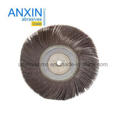 Glue Injected Wooden Center Flap Wheel Without Chuck