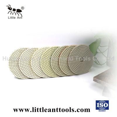 5-Inch Grinding Tool Diamond Polishing Pads with Wet Use