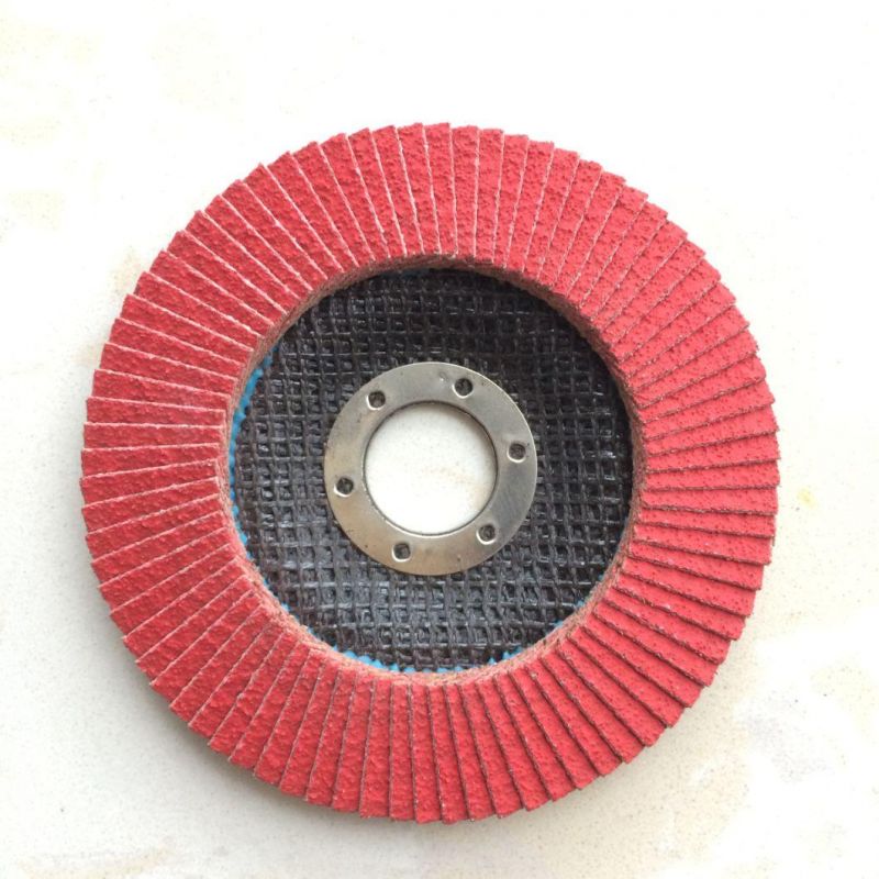 High Quality Wear-Resisting 4"-9" Ceramic Grain Flap Disc for Grinding Stainless Steel and Metal