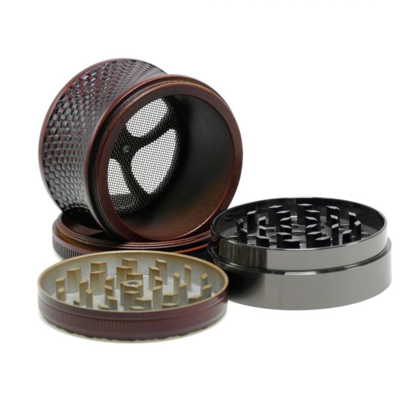 Wholesale 63mm Grinder 4 Part Herb Grinder Tobacco Grinder