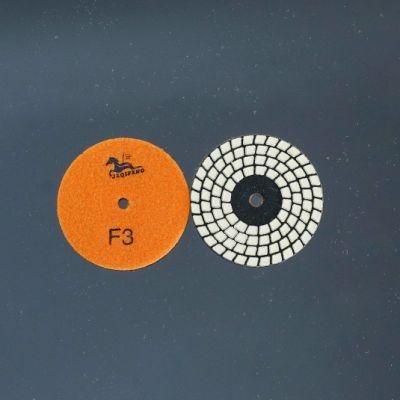 Qifeng Manufacturer Power Tool Factory 4 Steps Diamond Polishing Pad for Granite&Marble