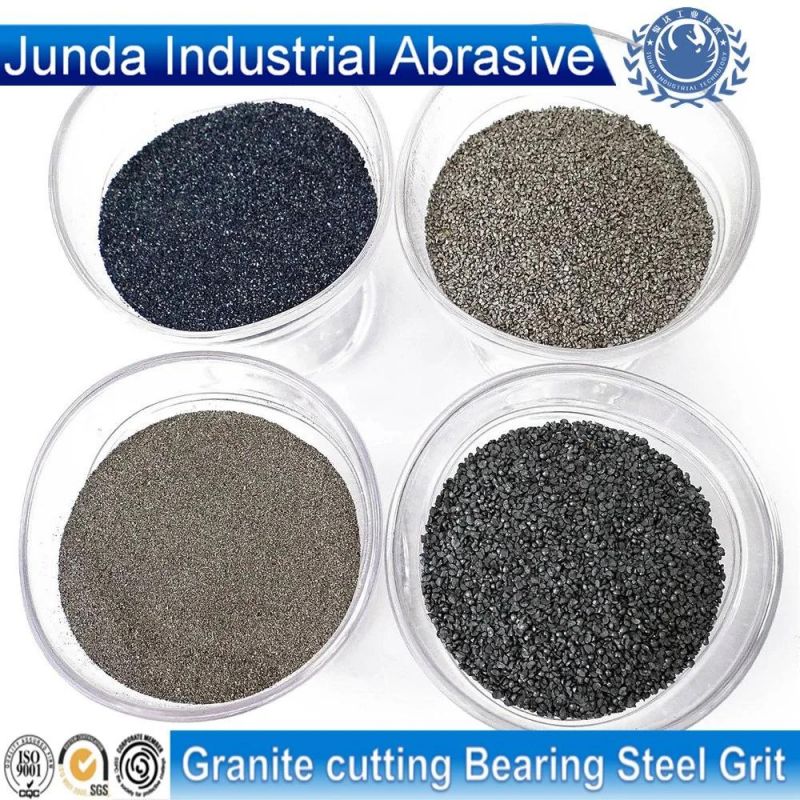 Abrasive Bearing Steel Grit G40 0.7mm for Cutting Granite Stone