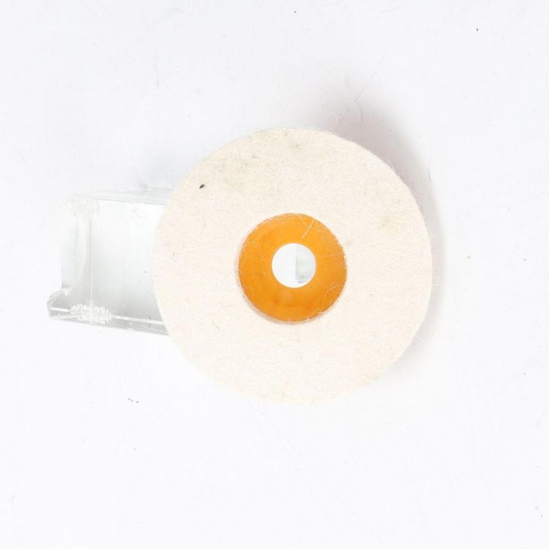 100% Wool Felt Polishing Wheel for Glass