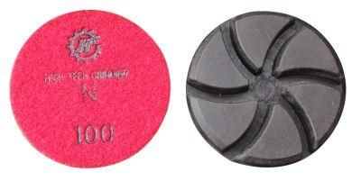 3inch Diamond Abrasive Resin Polishing Pads for Concrete Dry Polishing