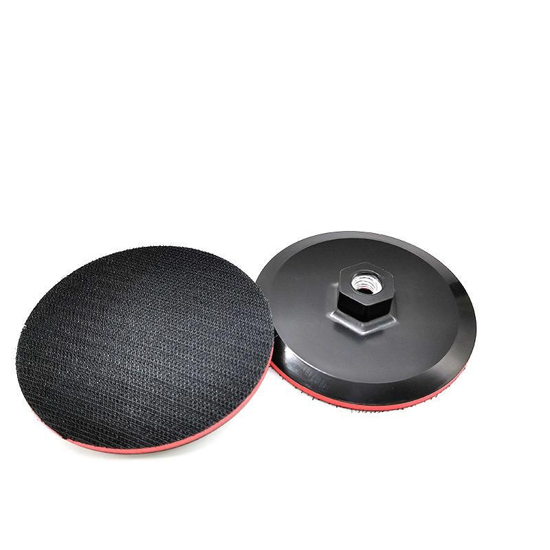 4 Inch 100mm Best Sale PU Material Backing Pads Polishing Pads Hold with M10 M12 M14 Thread China Manufacturer