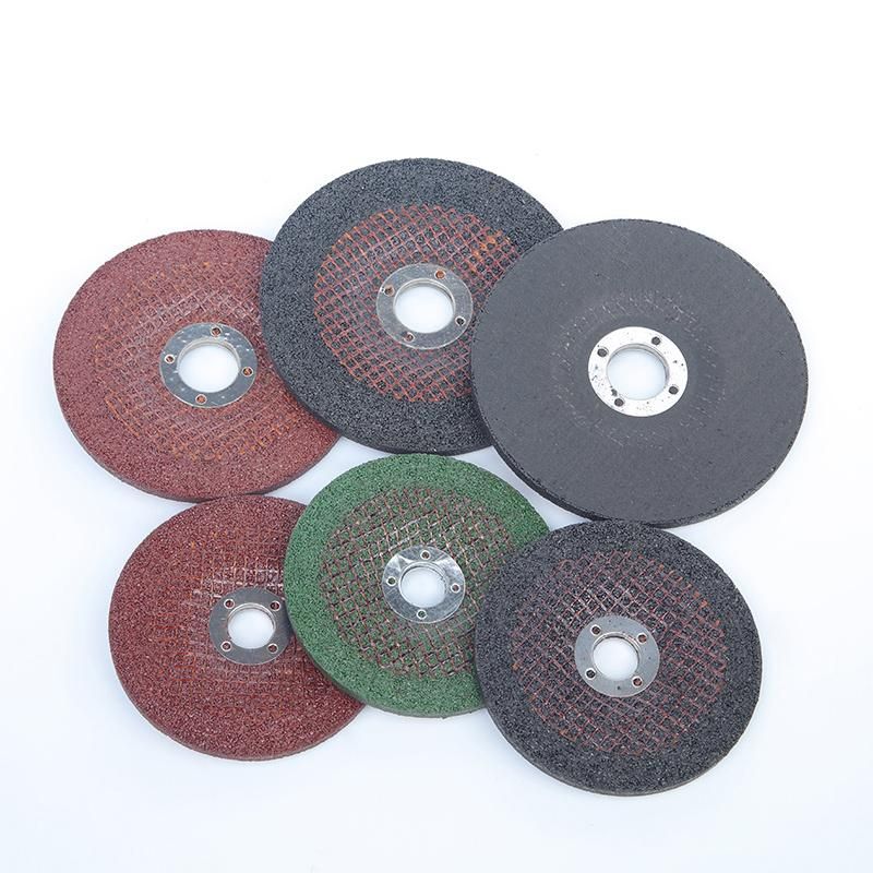 Assia Market Hot Sale 5inch 125X6.0X16mm Abrasive Grinding Disc with Back 2.5nets for Metal Grinder