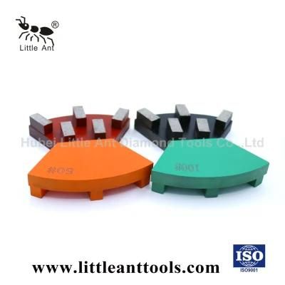 Trapezoid Diamond Tool Metal Grinding Disk with 5 Segments