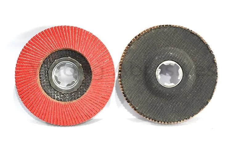High Quality Wear-Resisting X Lock 4" 4.5" 5"Ceramic Grain Flap Disc for Grinding Stainless Steel and Metal