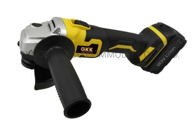 Power Toos 20V Lithium Brushless Angle Grinder Cordless Tool Power Tool (2.0/4.0/6.0ah)