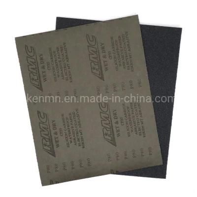 Water Sanding Paper Silicon Carbide Sanding Paper and Abrasive Paper Roll /Dis for Paints, Mechanical Components