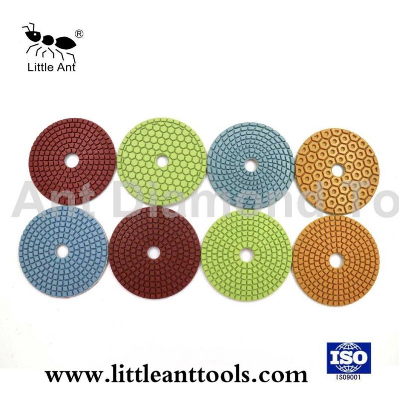 Spiral Resin Diamond Wet Pad for Granite