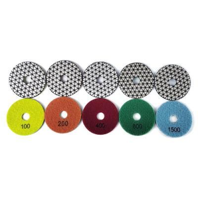 Stone Diamond Flexible Convex Resin Wet Polishing Pads