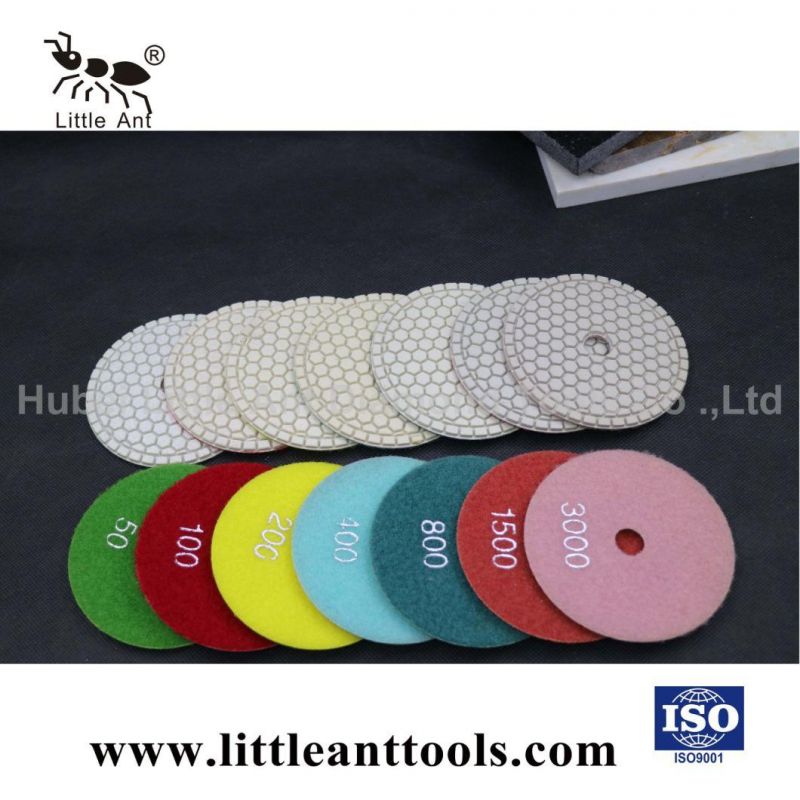 White Old Six-Sided Grinding Polishing Pad