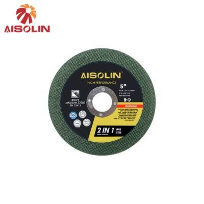 2 Nets MPa 125X22.23mm Green Abrasive Disc Cutting Wheel