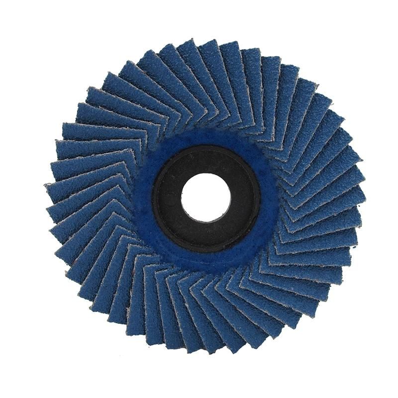 Polishing Disc Wheel with Blue Alminum Oxide Cloth
