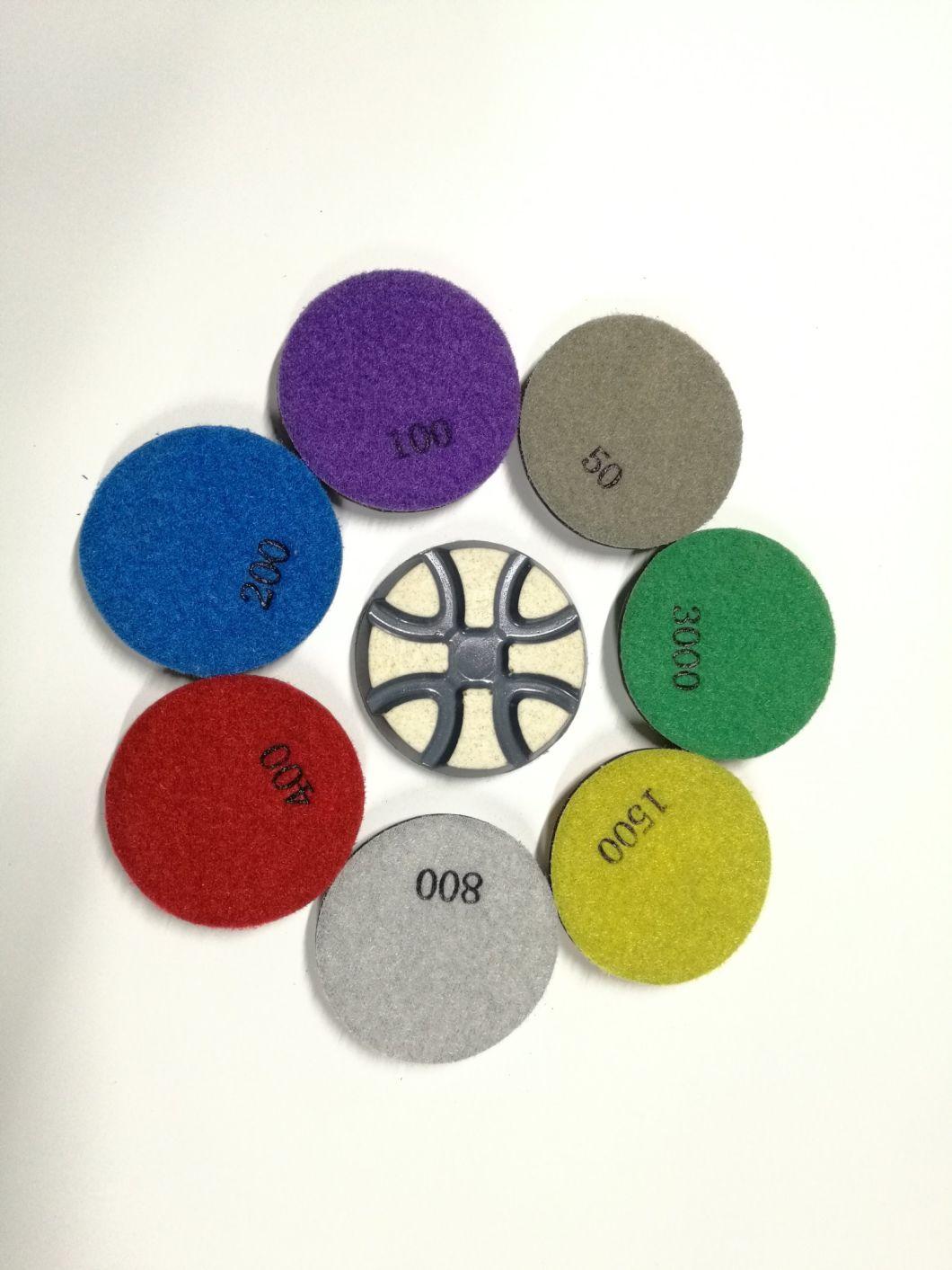 Import Cheap Goods From China 3 Inch Resin Buffing Dry Diamond Polishing Pad