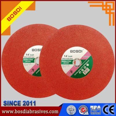 Abrasive Cut off Abrasive Cutting Grinding Disc Wheel for All Metal -355mm