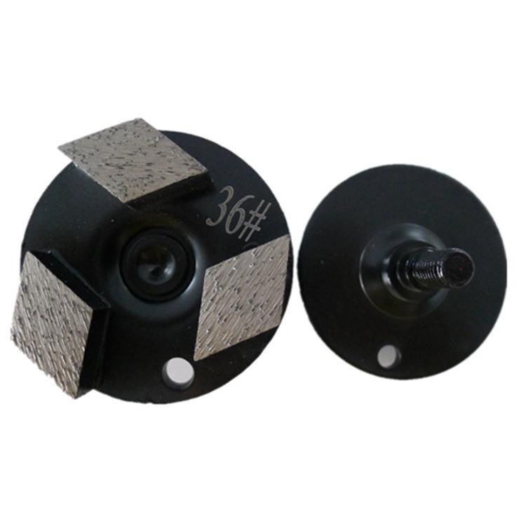 3 Inch D80mm Universal Diamond Grinding Wheel with Single Pin Diamond Polishing Disc for Concrete and Terrazzo Floor