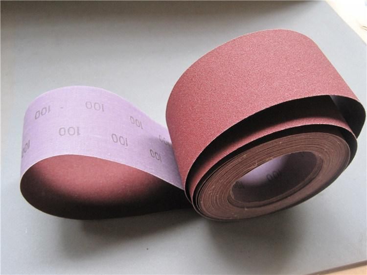 Aluminium Oxide Abrasive Paper Cloth Roll Sand Paper for Power Machine