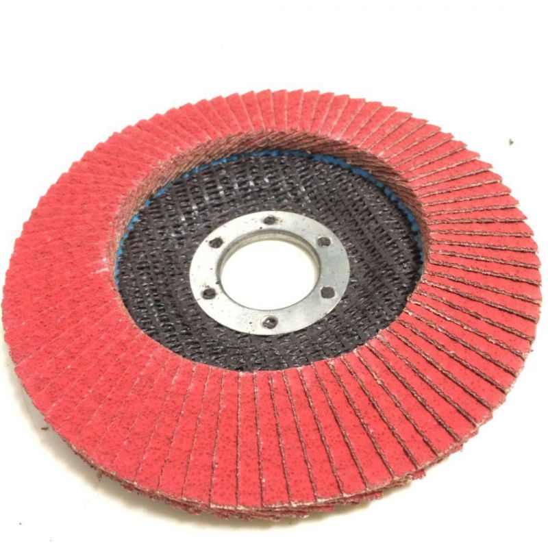 High Quality Wear-Resisting 4"-9" Ceramic Grain Flap Disc for Grinding Stainless Steel and Metal