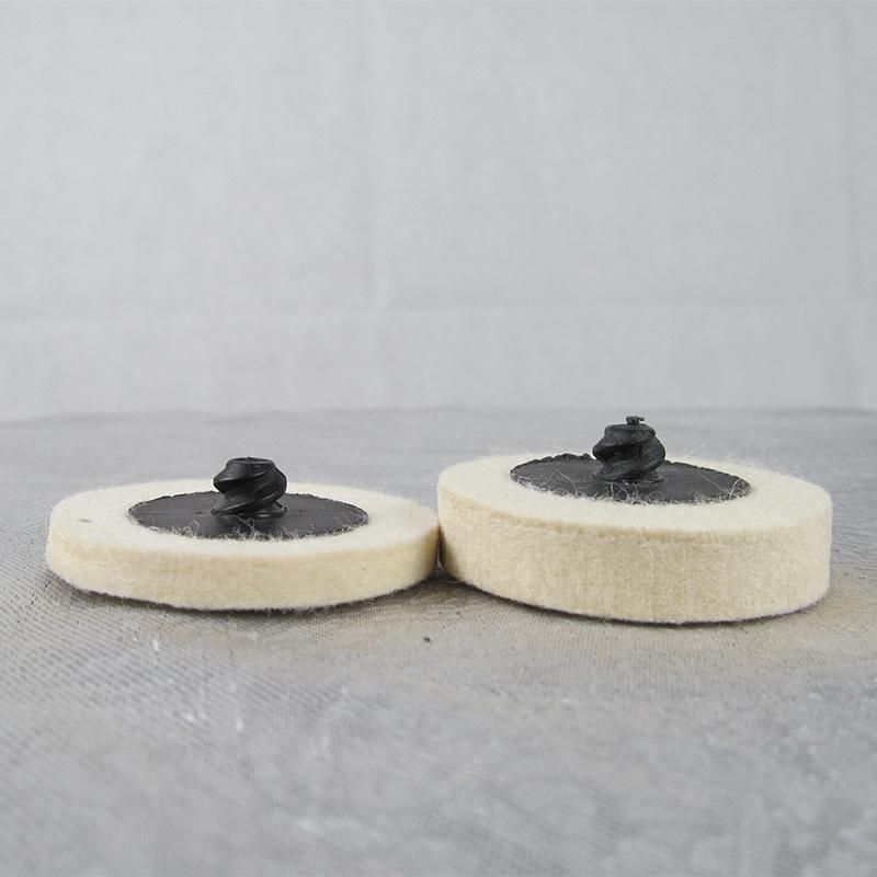 Woolen Felt Disc 50mm 75mm R and S Type Automotive Finishing